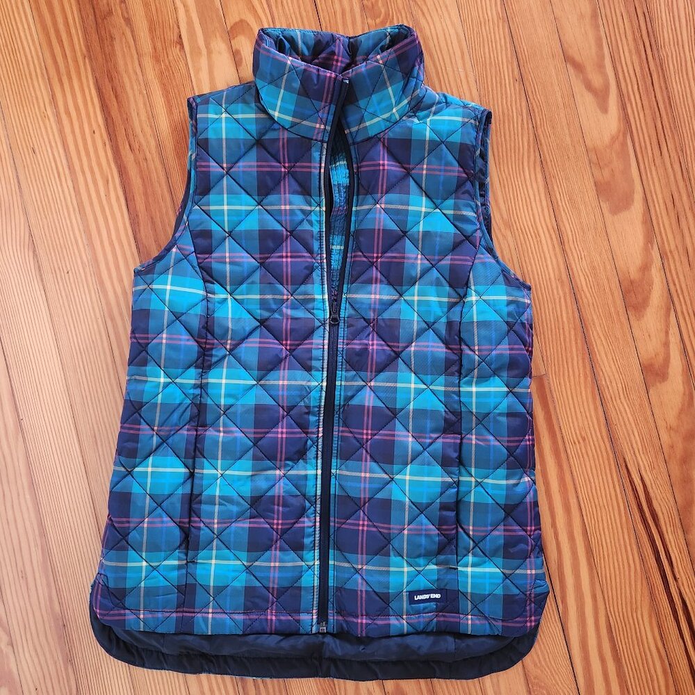 Lands' End quilted vest